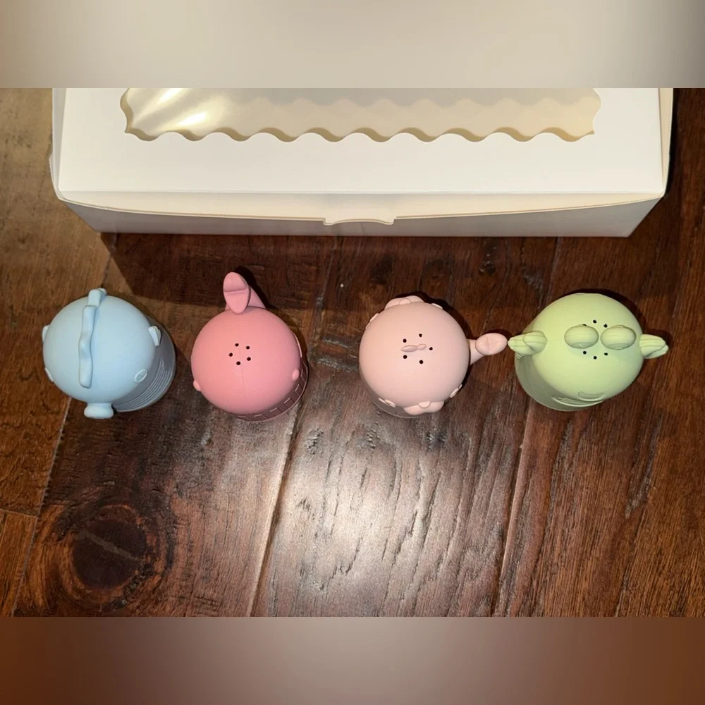 Silicone Baby/Toddler Bath Toy Gift Set